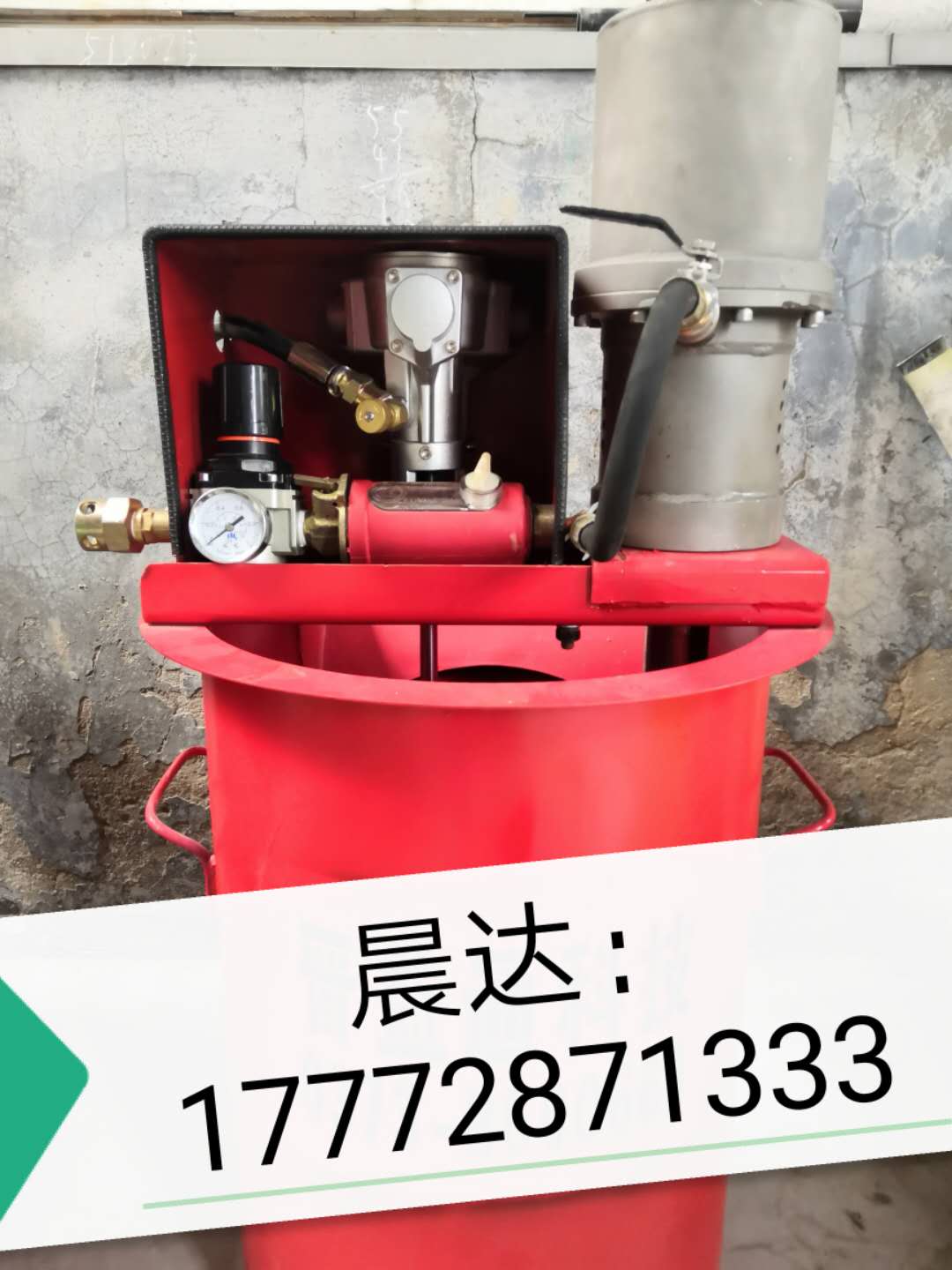 煤礦用晨達氣動注漿泵ZBQ 便攜式氣動注漿泵現貨直銷示例圖1