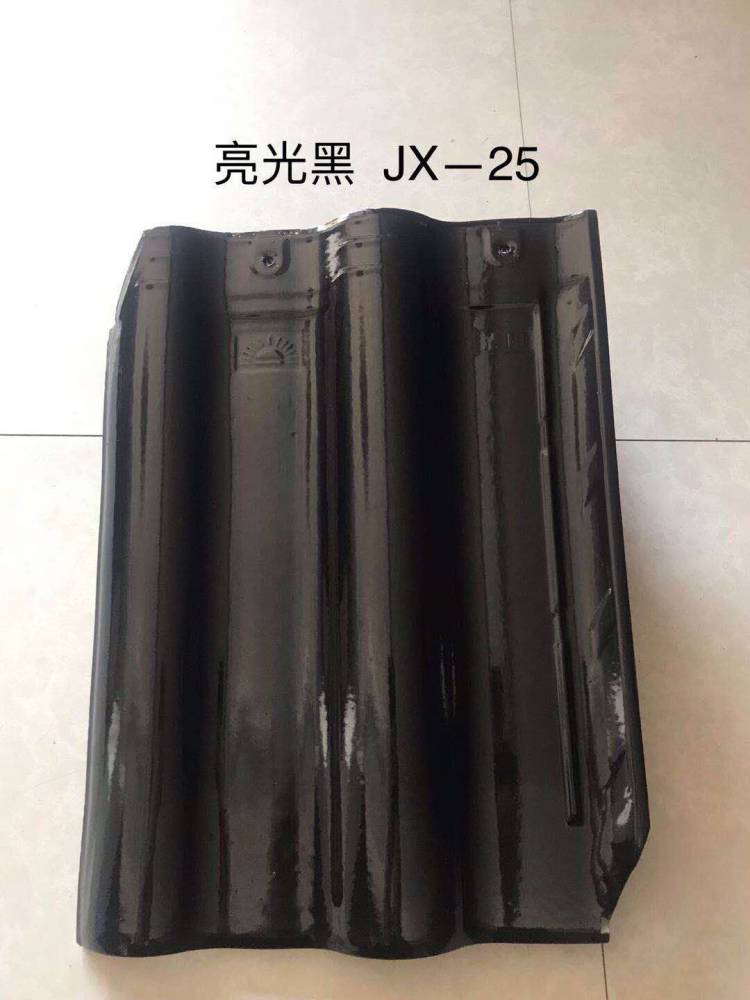 陶瓷直角瓦 陶瓷羅曼瓦 防水雙筒瓦 陶瓷工程瓦