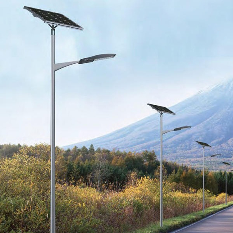張家口6米60瓦led太陽能路燈 農村路燈40瓦led接電	廠家推薦