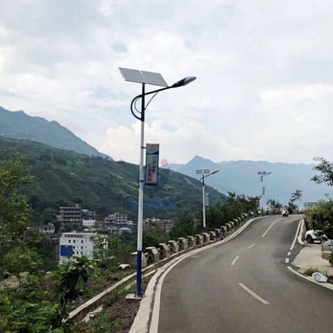 張家口6米60瓦led太陽能路燈 農村路燈40瓦led接電	廠家推薦