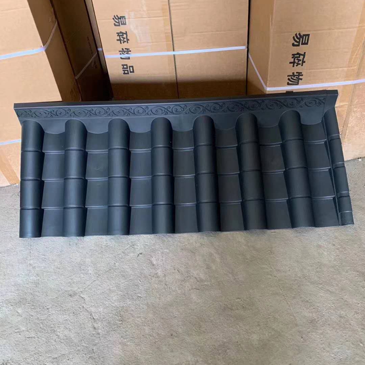 宜春墻頭一體圍墻瓦專業(yè)生產(chǎn)  鼎崇仿古屋檐一體瓦專業(yè)生產(chǎn)