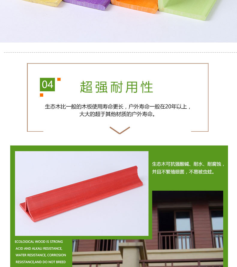 廠家直銷生態(tài)木配套角線 陰角線 陽角線 收口線顏色多樣化示例圖8