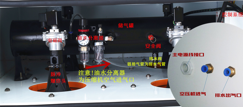 數(shù)控機(jī)械配套脈沖集塵機(jī) 數(shù)控機(jī)械金屬粉塵收集全自動脈沖集塵機(jī)示例圖5
