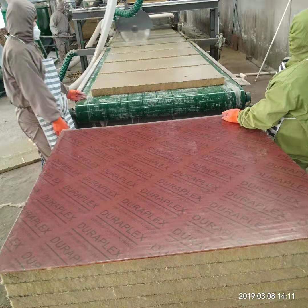 山西太原巖棉復合板 砂漿豎絲巖棉板 帶膜巖棉復合板 外墻示例圖6
