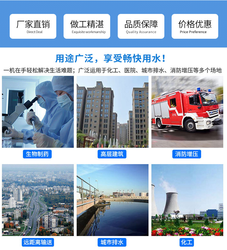 S型玻璃鋼化工泵 耐腐蝕化工泵 臥式單級單吸玻璃鋼化工離心泵示例圖2