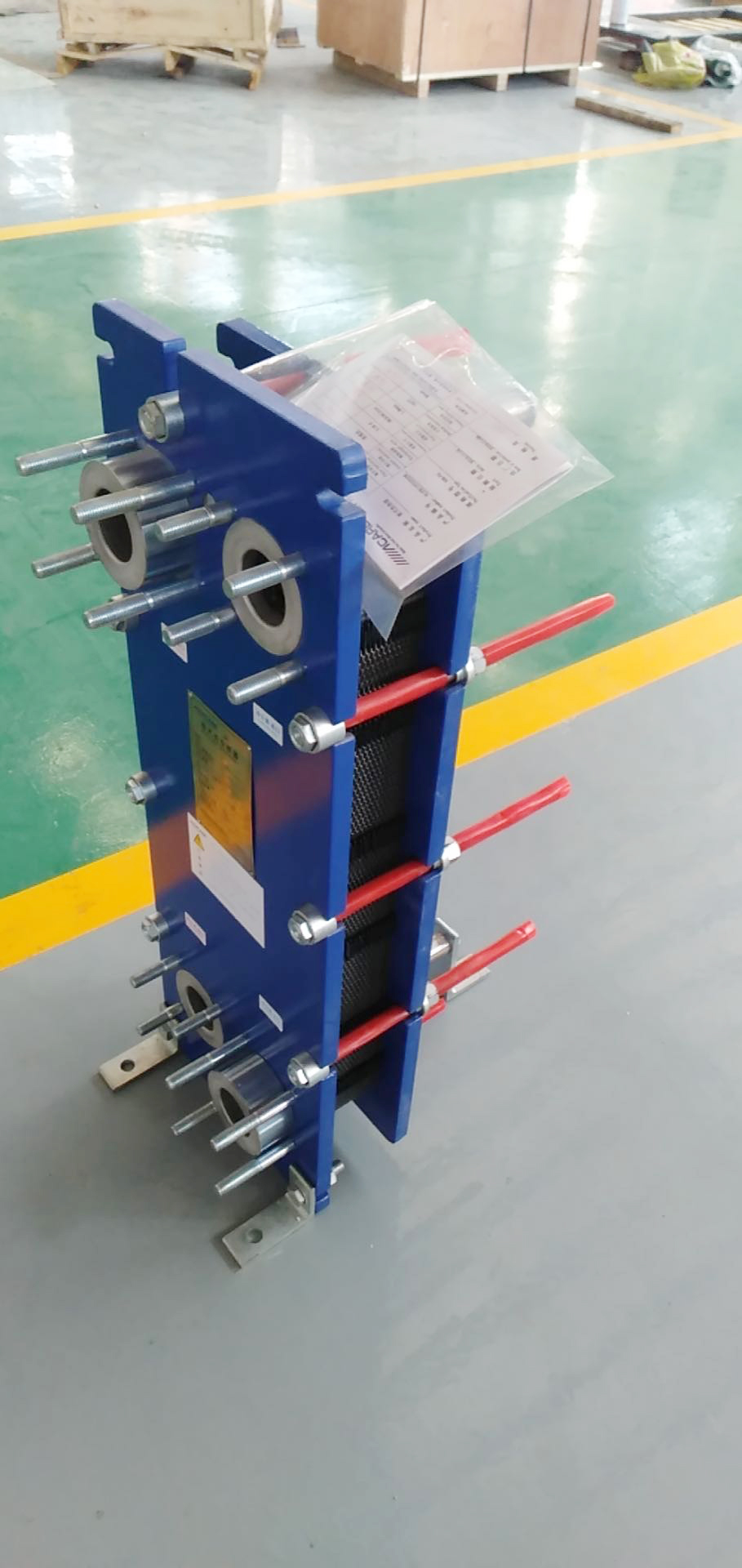 Acare/艾可瑞 150KW空調(diào)鍋爐采暖專用板式換熱器 DN50不銹鋼可拆板換示例圖5